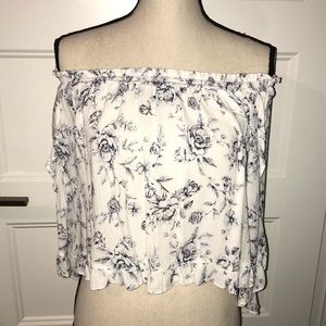 Off the Shoulder Floral Top